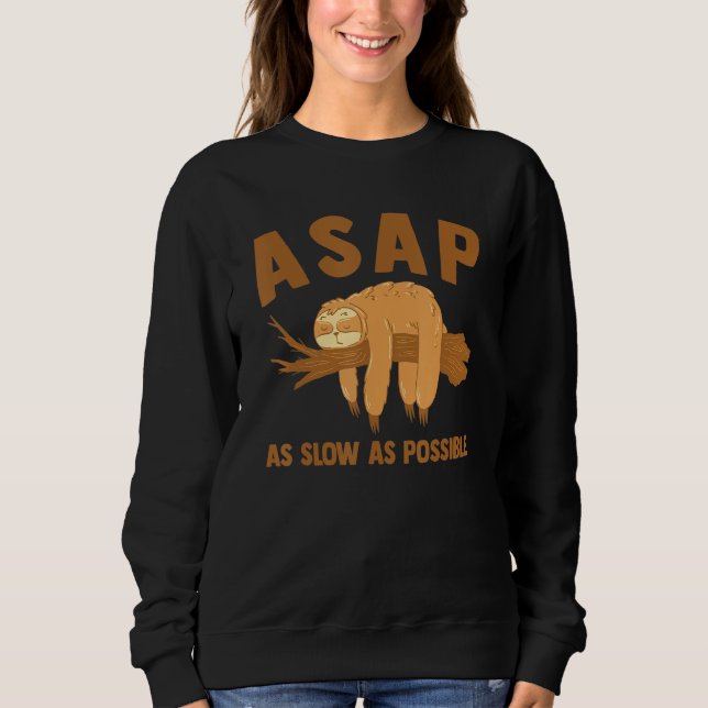 Moletom ASAP O Mais Lento Possível Lentidão (Frente)