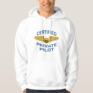 Moletom Asas certificadas do piloto privado: Roupa: