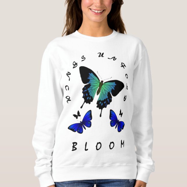 Moletom Asas Desdobradas: Design de mulheres inspiradas na (Frente)