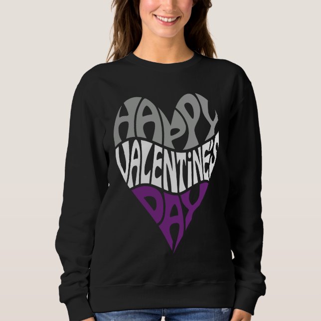 Moletom Asexual Ace Pride Valentine's Day LGBTQ LGBT (Frente)