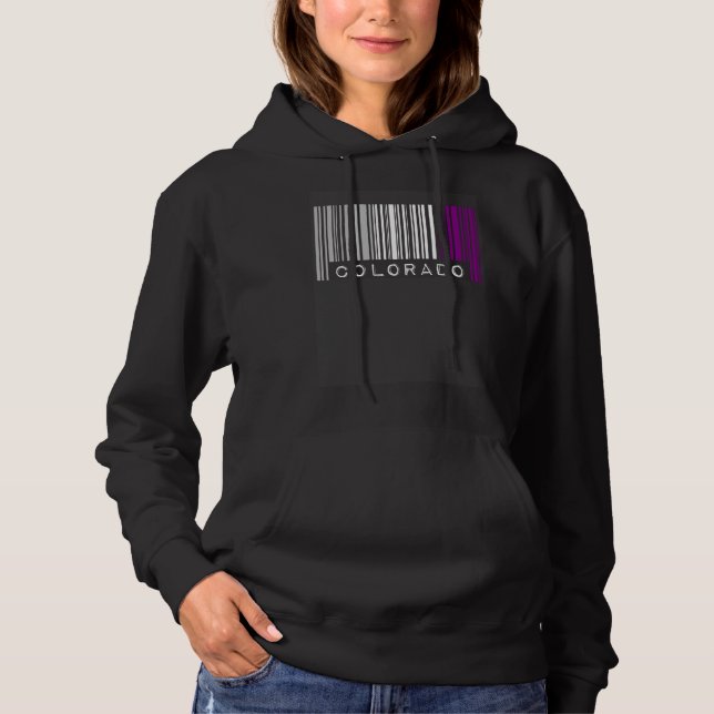 Moletom Asexual Barcode Pride Colorado Cute Ace Aesthetic  (Frente)