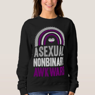 Moletom Asexual Nonbinary Awkward Asexual Pride Bohemian R