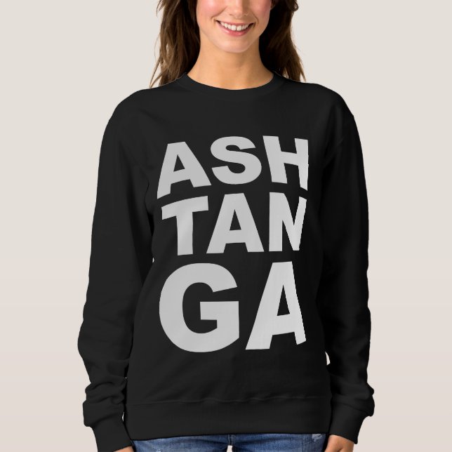 Moletom Ashtanga Yoga Relaxou Ajustado (Frente)