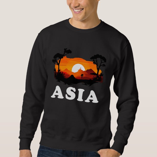Moletom Asia Pride Sunset Continent Souvenir (Frente)