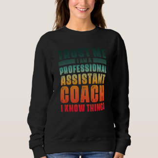 Moletom Assistant Coach Idea Professional Coaches Cool Hum