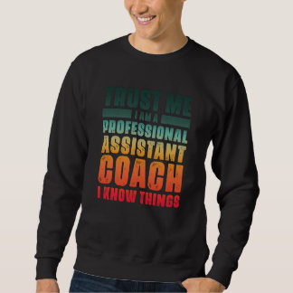 Moletom Assistant Coach Idea Professional Coaches Cool Hum