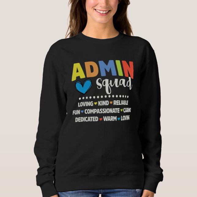 Moletom Assistente Administrativo Escolar Equipe Diretor A (Frente)