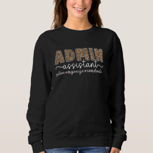 Moletom Assistente Administrativo Leopard Assistente Admin
