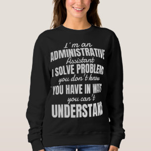 Moletom Assistente de Administração de Dia Profissional Ad