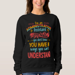 Moletom Assistente de Administração de Dia Profissional Ad