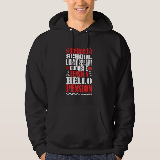 Moletom Assistente de Bibliotecas Escolares Reformado com  (Frente)