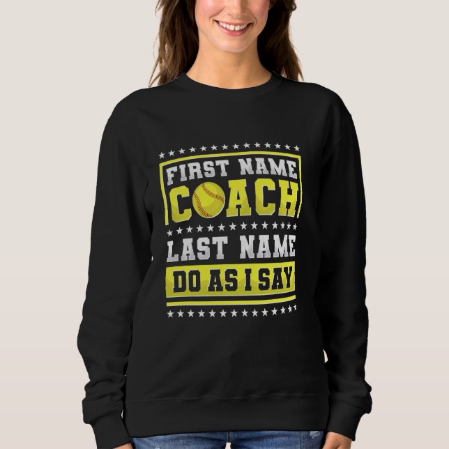 Moletom Assistente De Treinamento De Softball - Em Minha D (Frente)