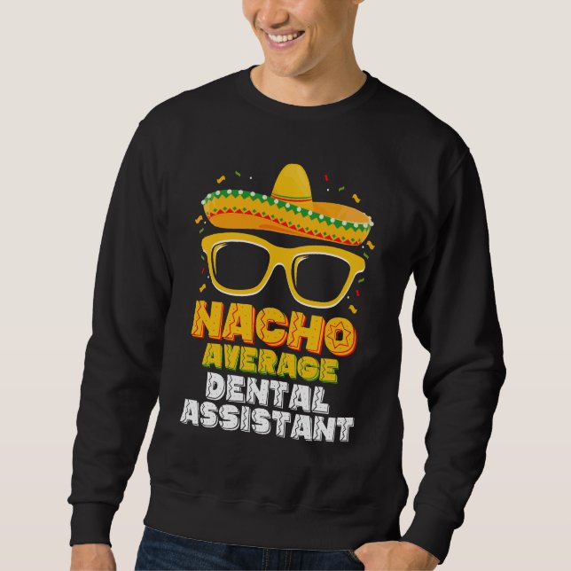 Moletom Assistente Dentária Não Média Cinco De Mayo (Frente)