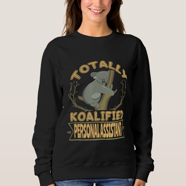 Moletom Assistente pessoal do Koala Bear (Frente)