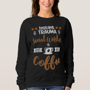 Moletom Assistente Social de Trauma Instantâneo Basta Adic