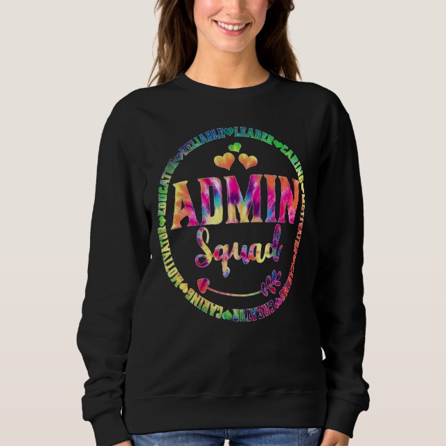 Moletom Assistentes Admin do Esquadrão Admin do Escritório (Frente)
