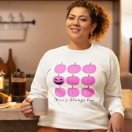 Moletom Assustador Jack-O'-Lanterna com Pumpkins