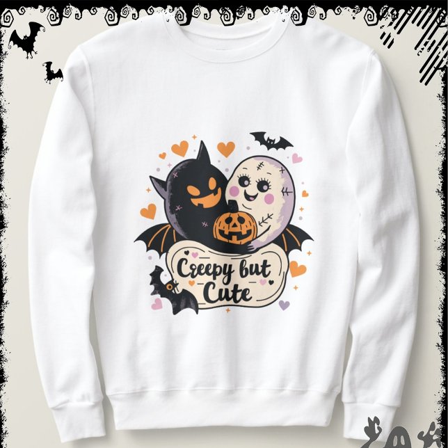 Moletom Assustador mas Fofo | ExDesigner | Halloween (Criador carregado)