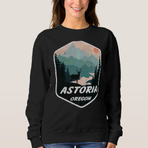 Moletom Astoria Oregon Ou Montanhas Subem Caminhando Souve