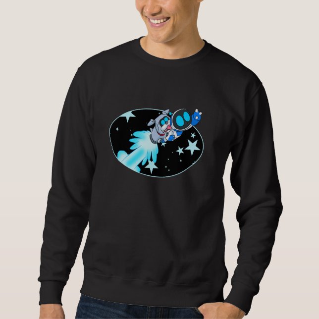Moletom Astro Bot Rescut Mission Rocket Dog Flight Club Pl (Frente)