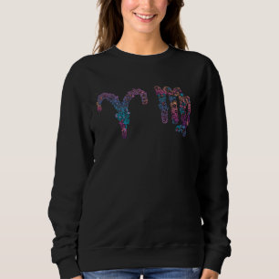 Moletom Astrologia Horoscópio Zodiac Sinais Aries e Virgo