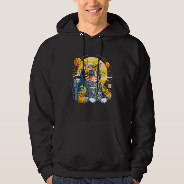 Moletom Astronaut Cat Space Cat Spaceman (Frente)