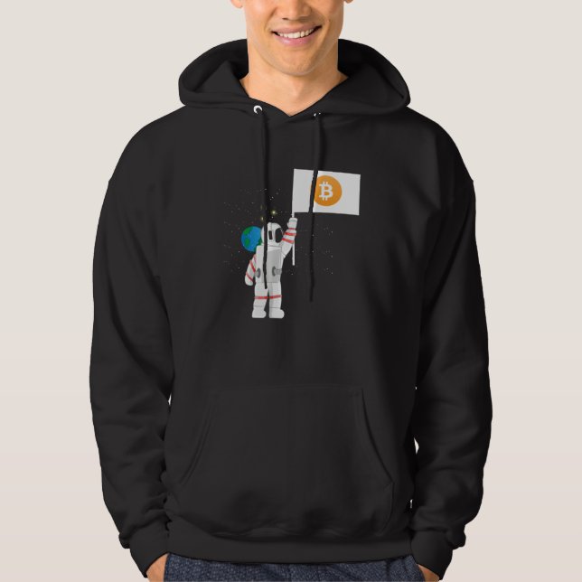 Moletom Astronaut Crypto Cryptocurrencies Crypto Trader (Frente)