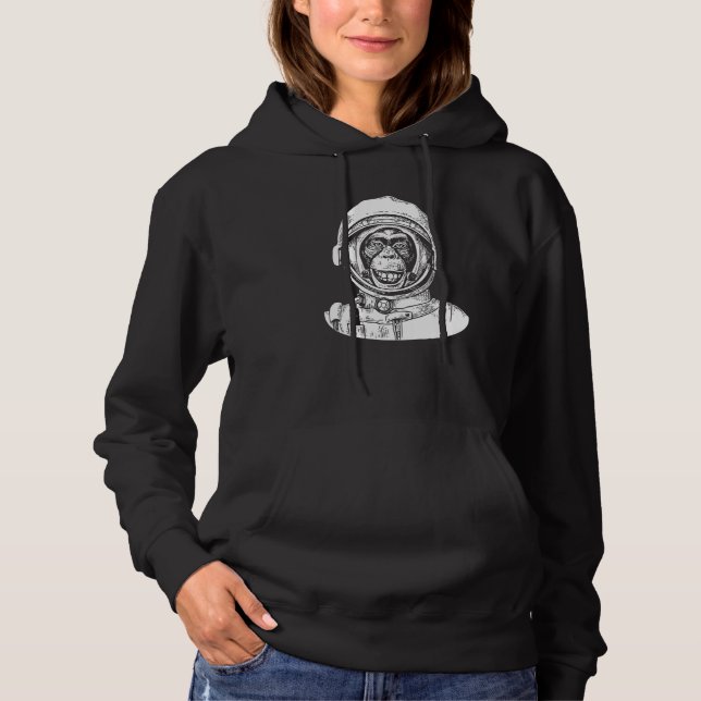 Moletom Astronaut Monkey Astronomy Space Women Men (Frente)