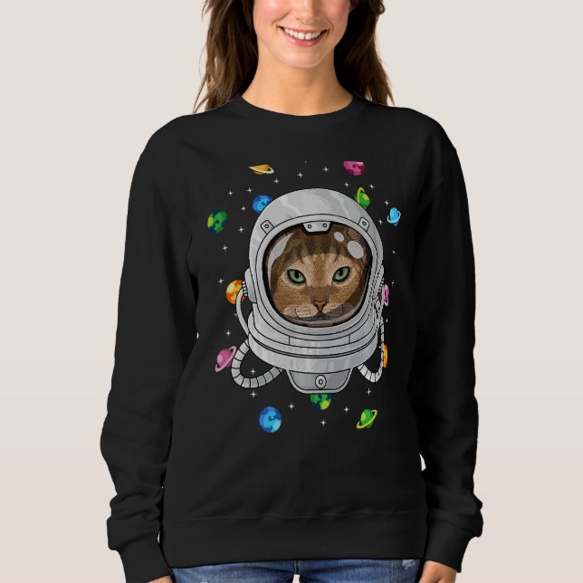 Moletom Astronauta Abissino Profundo No Espaço Univ Cósmic (Frente)