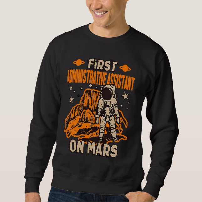 Moletom Astronauta Assistente Administrativo (Frente)