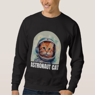 Moletom Astronauta Cat Sweatshirt