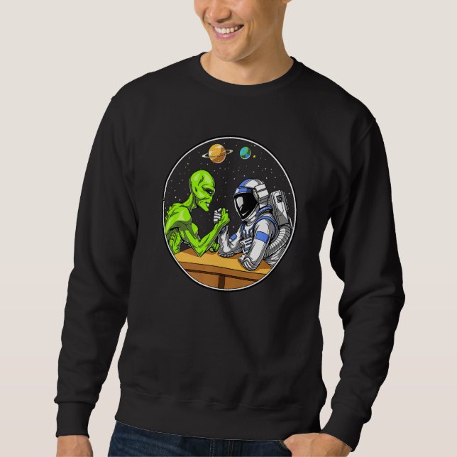 Moletom Astronauta de Alienígena Espacial Ficção Científic (Frente)