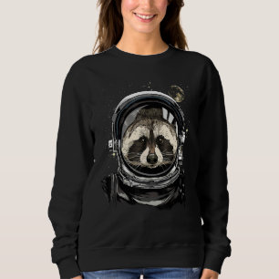 Moletom Astronauta do Espaço Exterior Mapache Face Panda L