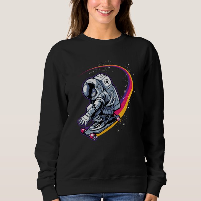 Moletom Astronauta e skate (Frente)