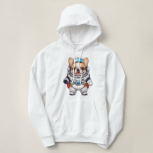 Moletom Astronauta Giro do Bulldog Francês