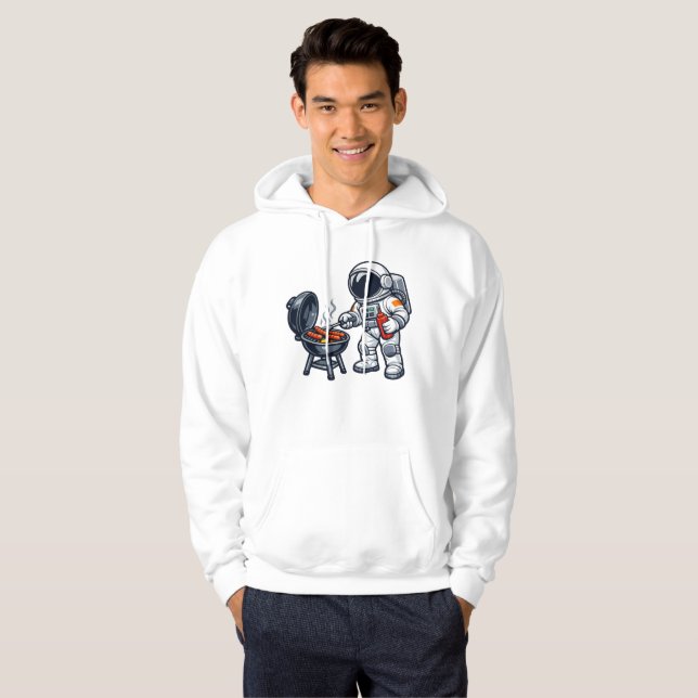 Moletom Astronauta Grelhando (Frente Completa)