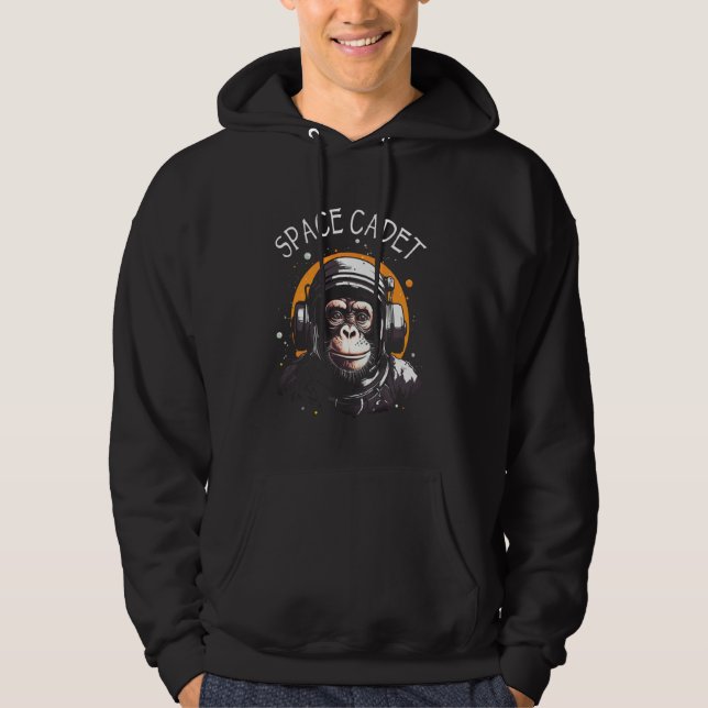 Moletom Astronauta Macaco-Macaco-Macaco-Chimp (Frente)