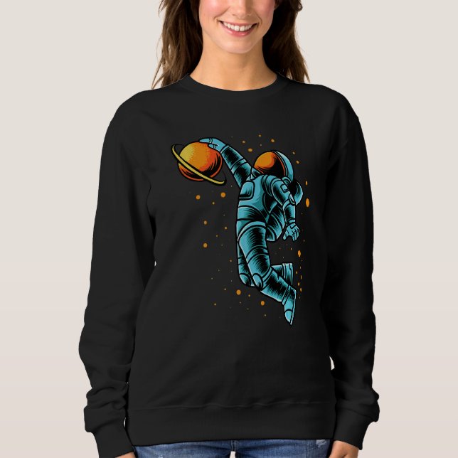 Moletom Astronauta masculino de basquete infantil (Frente)