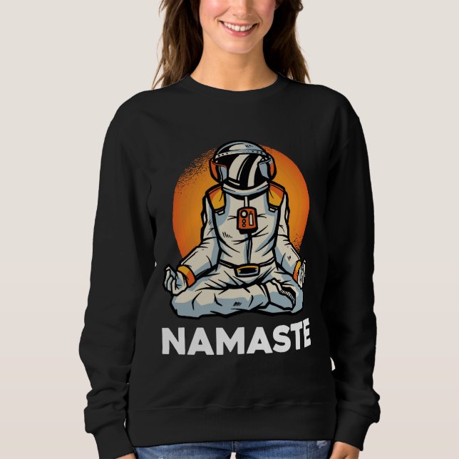 Moletom Astronauta Namaste (Frente)