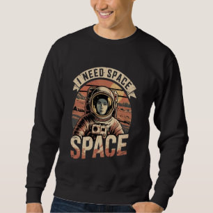 Moletom Astronauta no Espaço Vintage Planeta Marte Ocupand