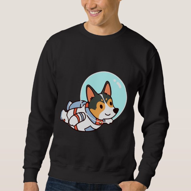 Moletom Astronauta Triz Corgi (Frente)