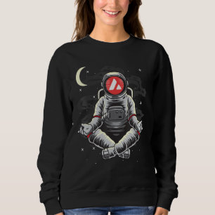 Moletom Astronauta Yoga Avalanche Avax Coin To Moon Cry