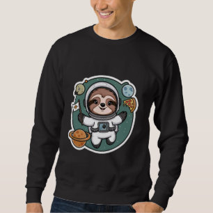 Moletom Astronautas Lutos na Exploração Espacial Engraçada