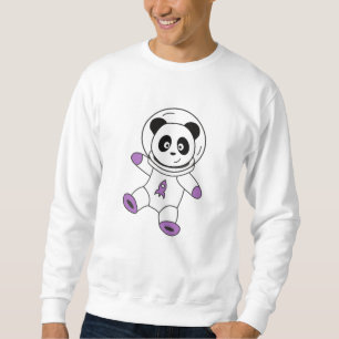 Moletom Astronautas Pandas Planeta Terra Espaço