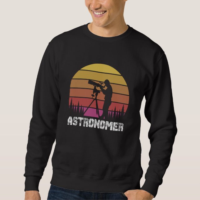 Moletom Astronomer Telescope Astronomy Science Planets  1 (Frente)