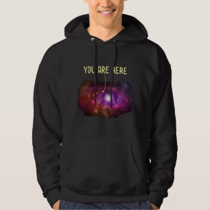 Moletom Astronomia Ao Longo De Você Está Aqui Astrado Da V