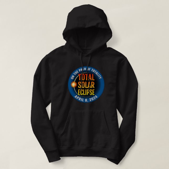 Moletom Astronomia Astronomia Total Eclipse Solar Totalida (Frente do Design)