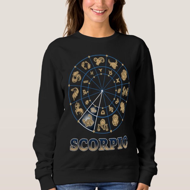 Moletom Astronomia Horoscópio Ascendente Sinal Zodiac Esco (Frente)