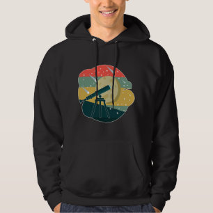 Moletom Astronomia Lover Retro Telescópio Eclipse Astronom