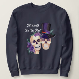 Moletom Até A Morte Nos Partir De Hoodie, Halloween Skulls